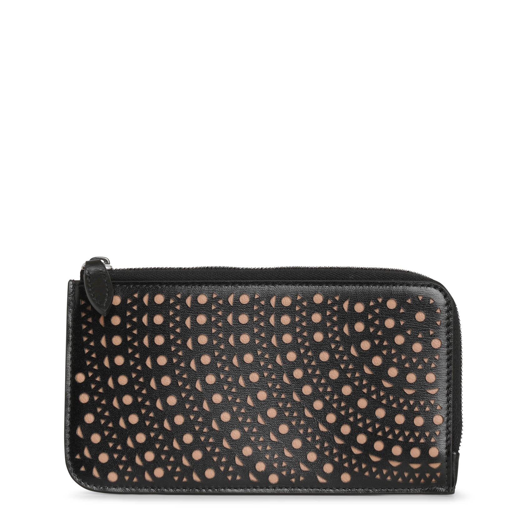 Alaïa | Zip credit card holder black | Savannahs