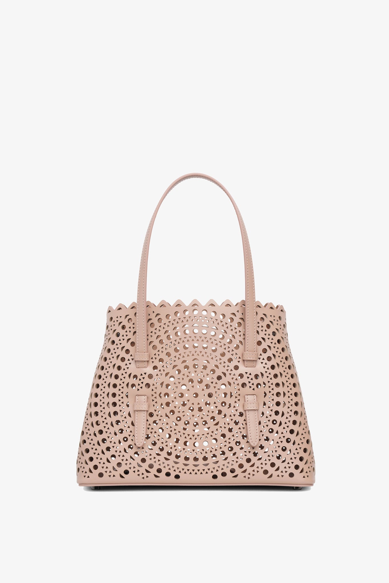 ALAiA　MINA25　VIENNE　circle　2waybag　定価33万 Alaïa | Mina 25 vienne circulaire beige tote bag | Savannahs