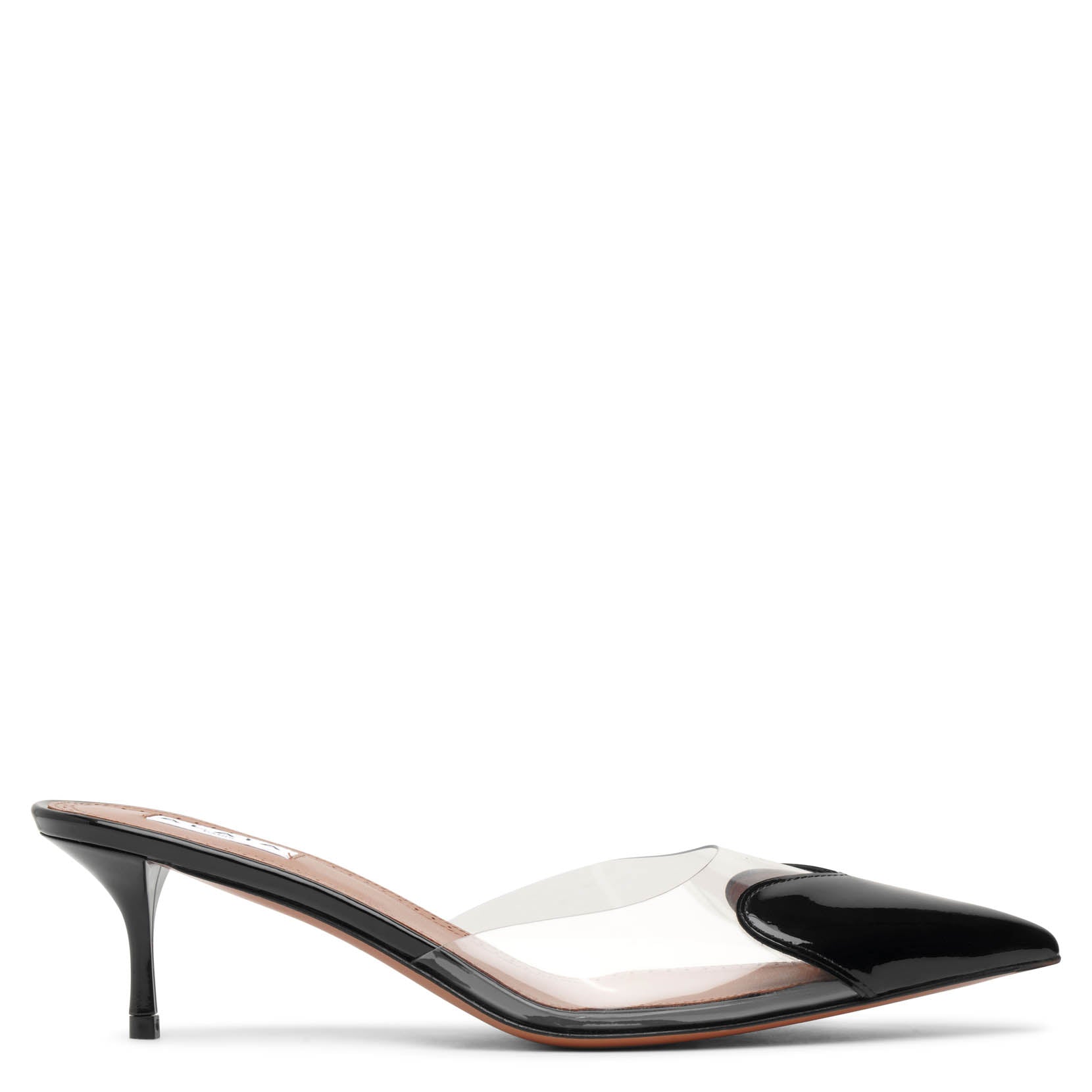 Alaïa | Coeur 55 black patent mule pumps | Savannahs