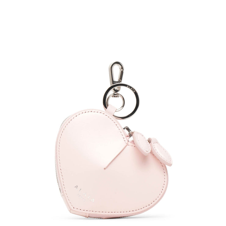 Le Coeur Mini pink leather purse