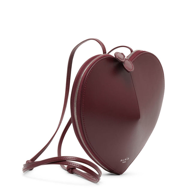 【ALAIA】\"Le Coeur\" bag ALAÏA BLACK Le Cœur Bag In Calfskin |ALAÏA US