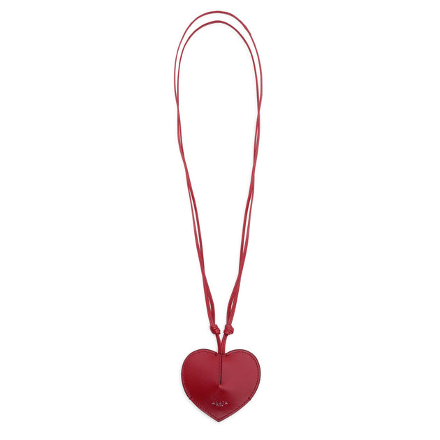 Le Coeur Cloche red leather