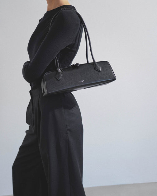 Alaïa | Le Teckel medium black leather bag | Savannahs