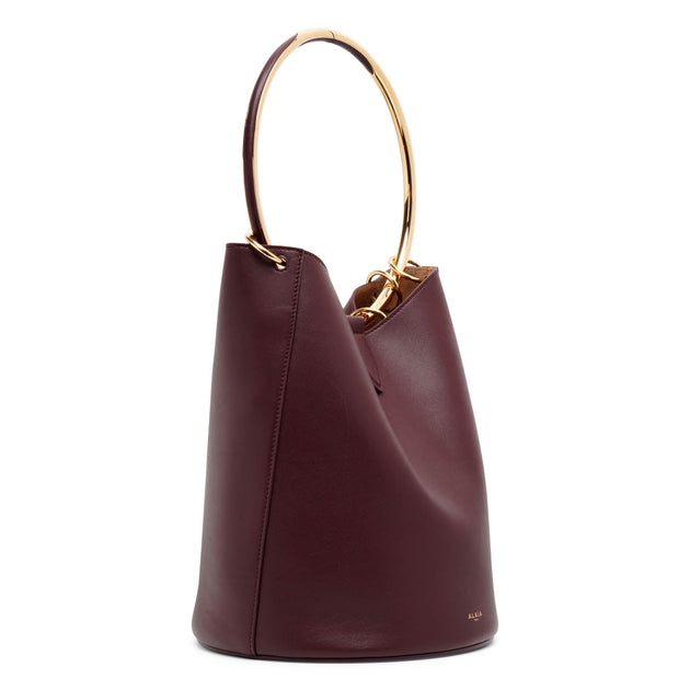ALAÏA Ring leather bucket bag