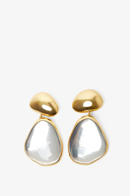 ピアス Alaia   earrings 可愛い ☆ Alaia アライア Torn heart gold earrings ピアス