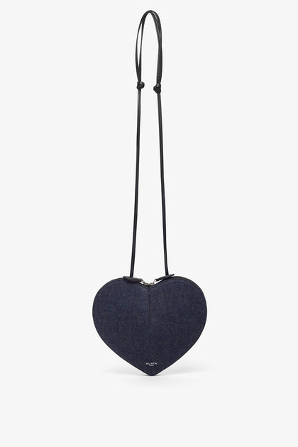 Alaïa | Le Coeur blue denim crossbody bag | Savannahs