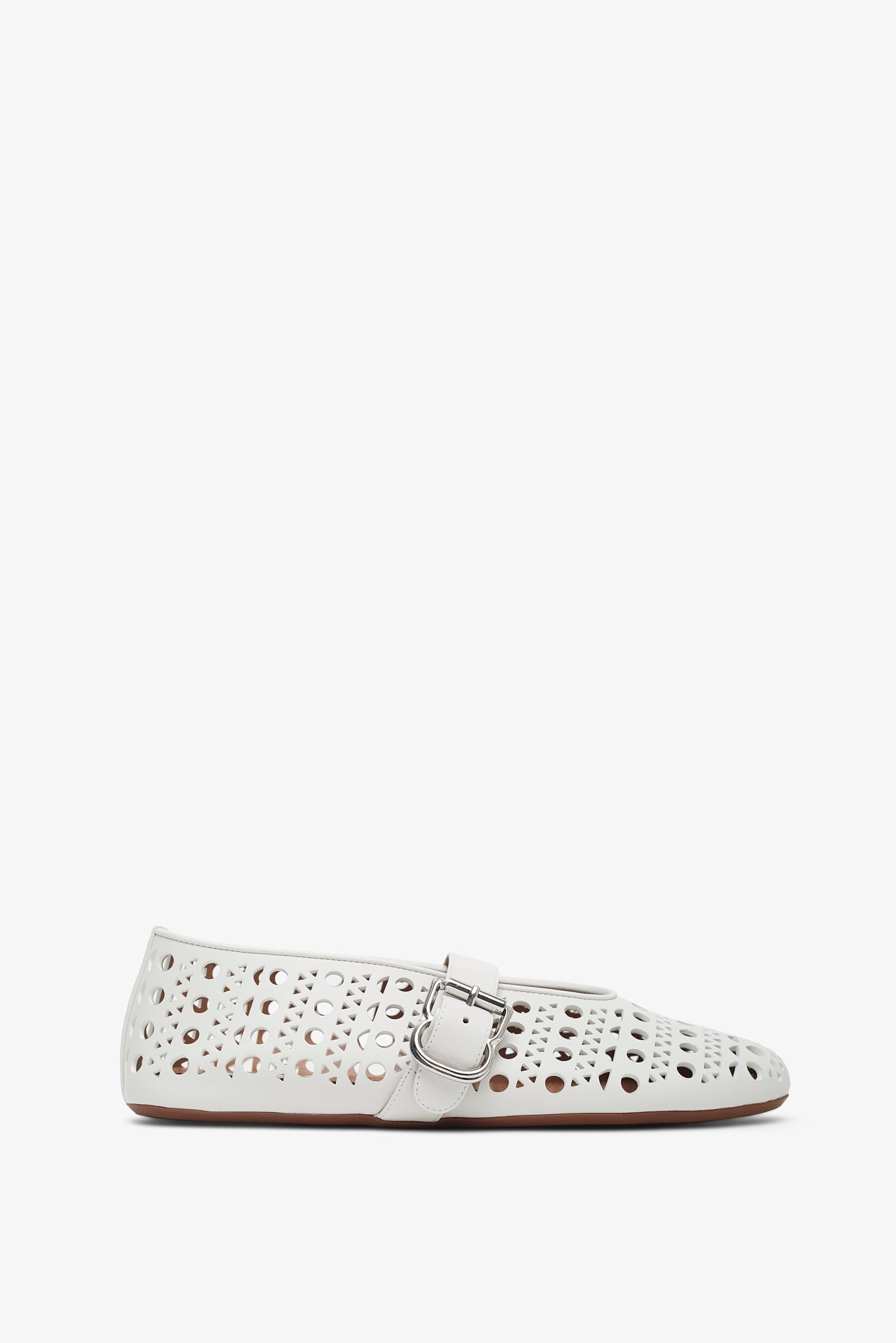 Alaïa | Vienne white leather ballet flats | Savannahs