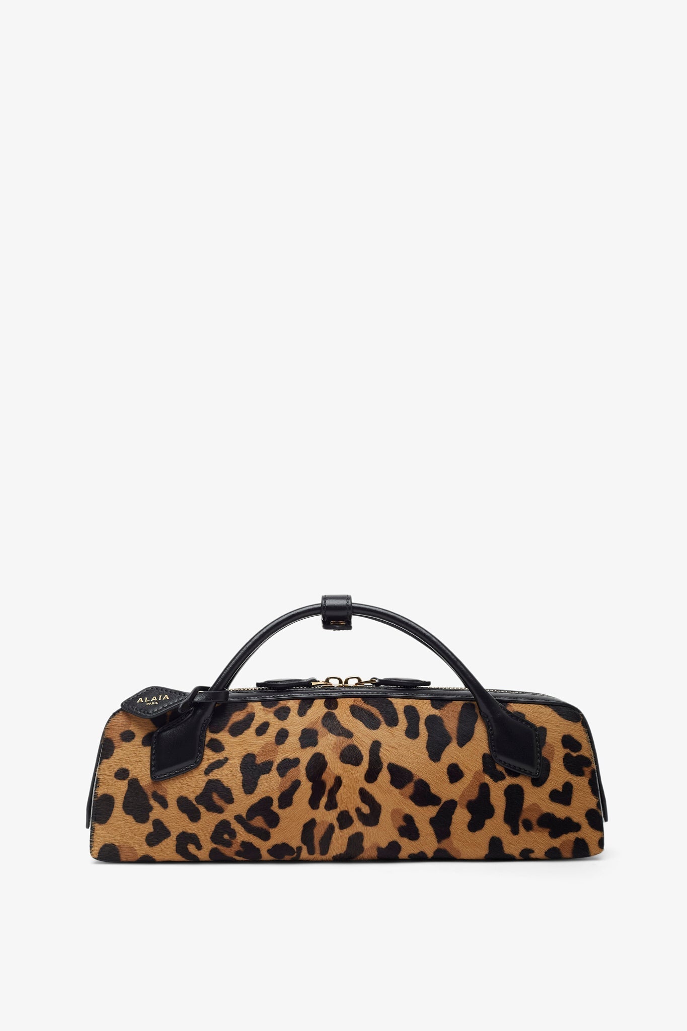 Alaïa | Le Teckel leopard brown clutch | Savannahs