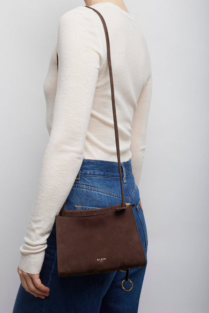 Alaïa | Le Click small brown shoulder bag | Savannahs