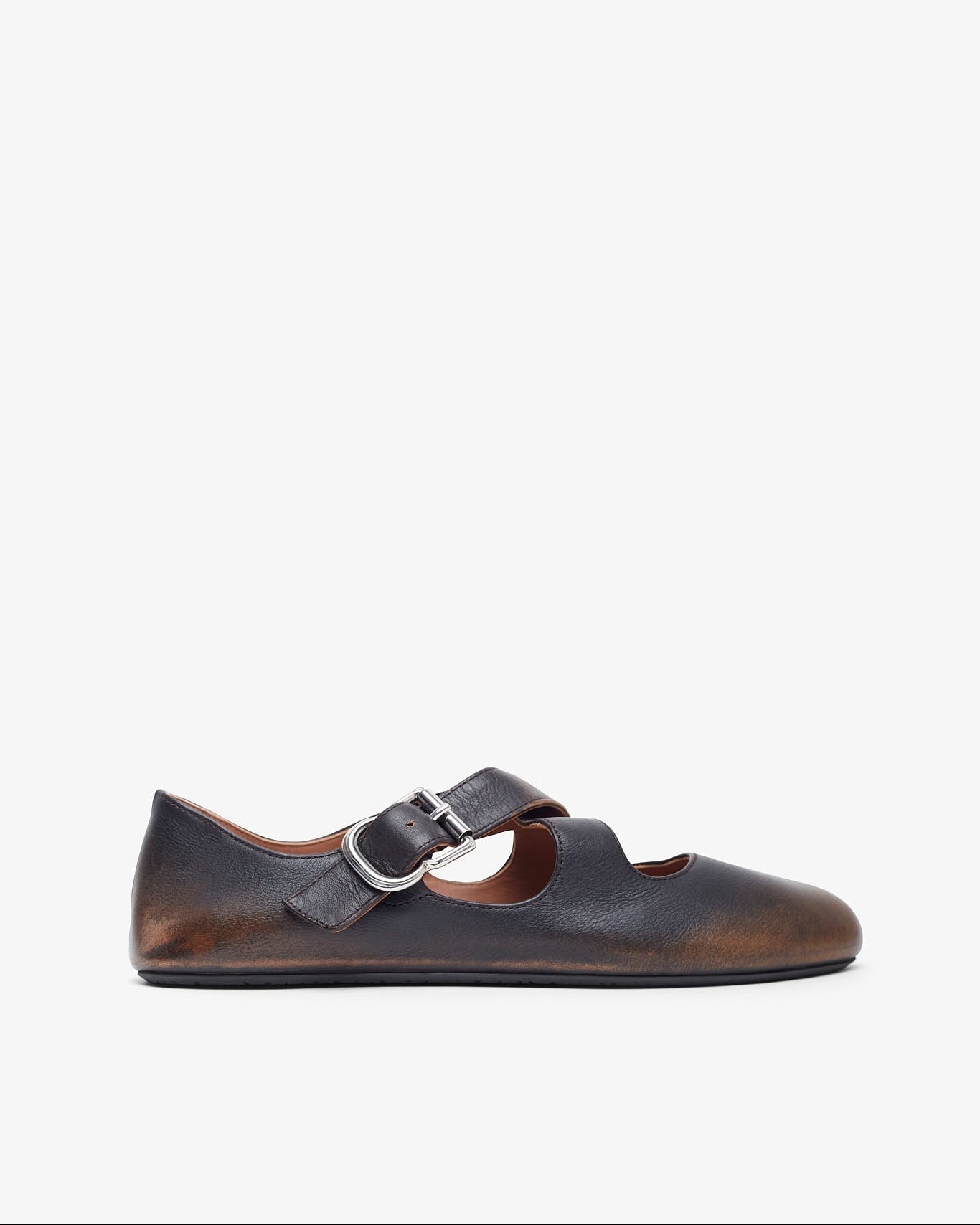 Alaïa | Criss cross brown ballet flats | Savannahs