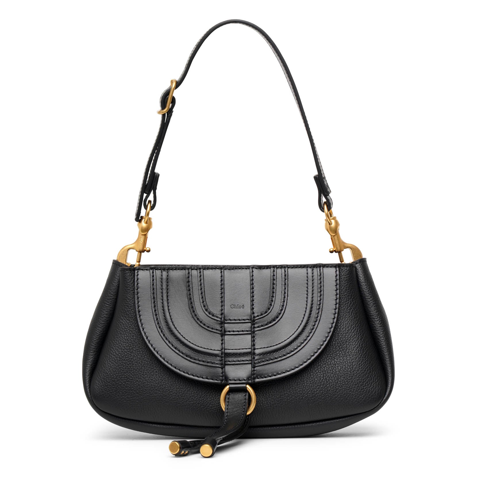 Chloé | Marcie small black shoulder bag | Savannahs