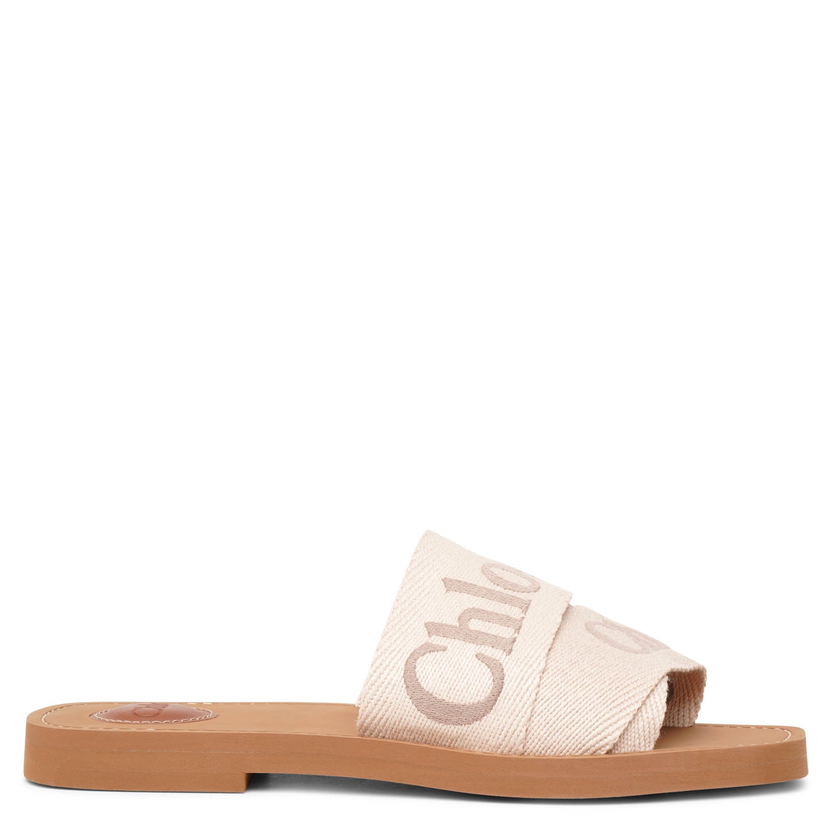 Chloé | Woody beige slide sandals | Savannahs