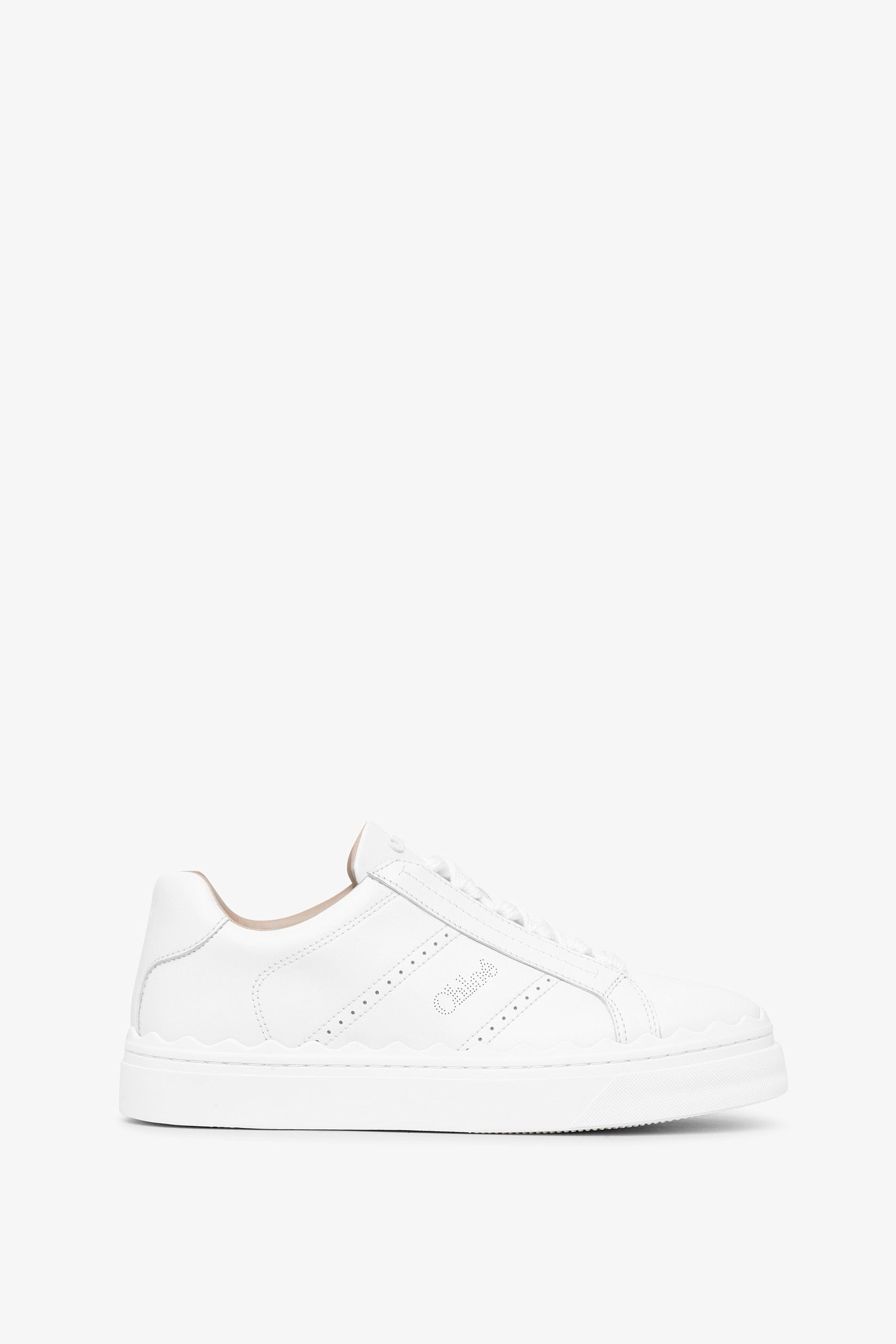 Chloé | Lauren white leather sneakers | Savannahs