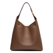 Marcie taupe leather shoulder bag