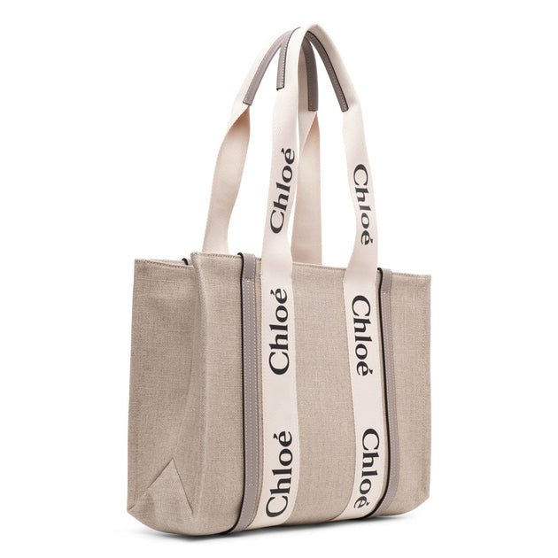 Canvas tote bag chloe Clearance