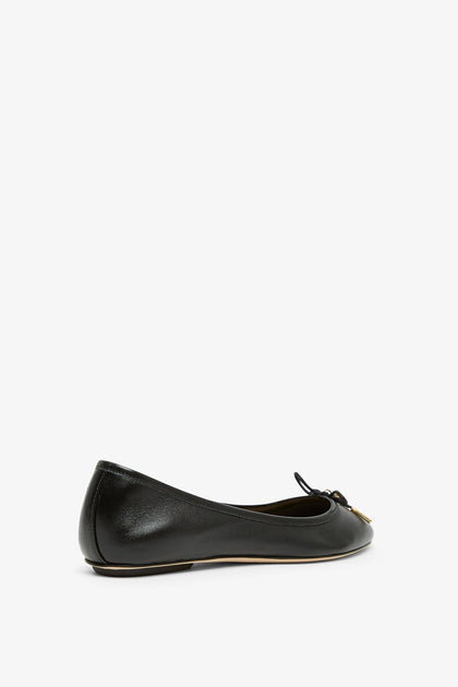 バレエシューズ CHLOE IRIS GLOSSY LEATHER BALLERINAS Chloé | Iris black leather ballerinas | Savannahs