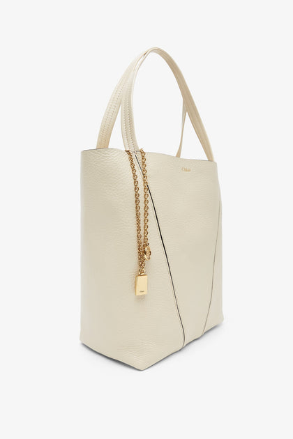 Chloé | Chloe Spin small beige tote bag | Savannahs