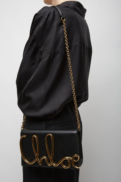 【Chloe】Iconic クロスボディバッグ Black 送料関税 Chloe】Iconic クロスボディバッグ Black 送料関税