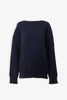 Navy knit jumper