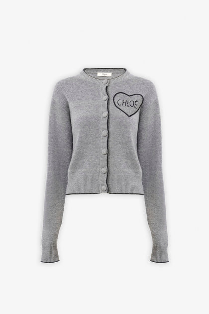 Chloé | Divine grey knitted cardigan | Savannahs