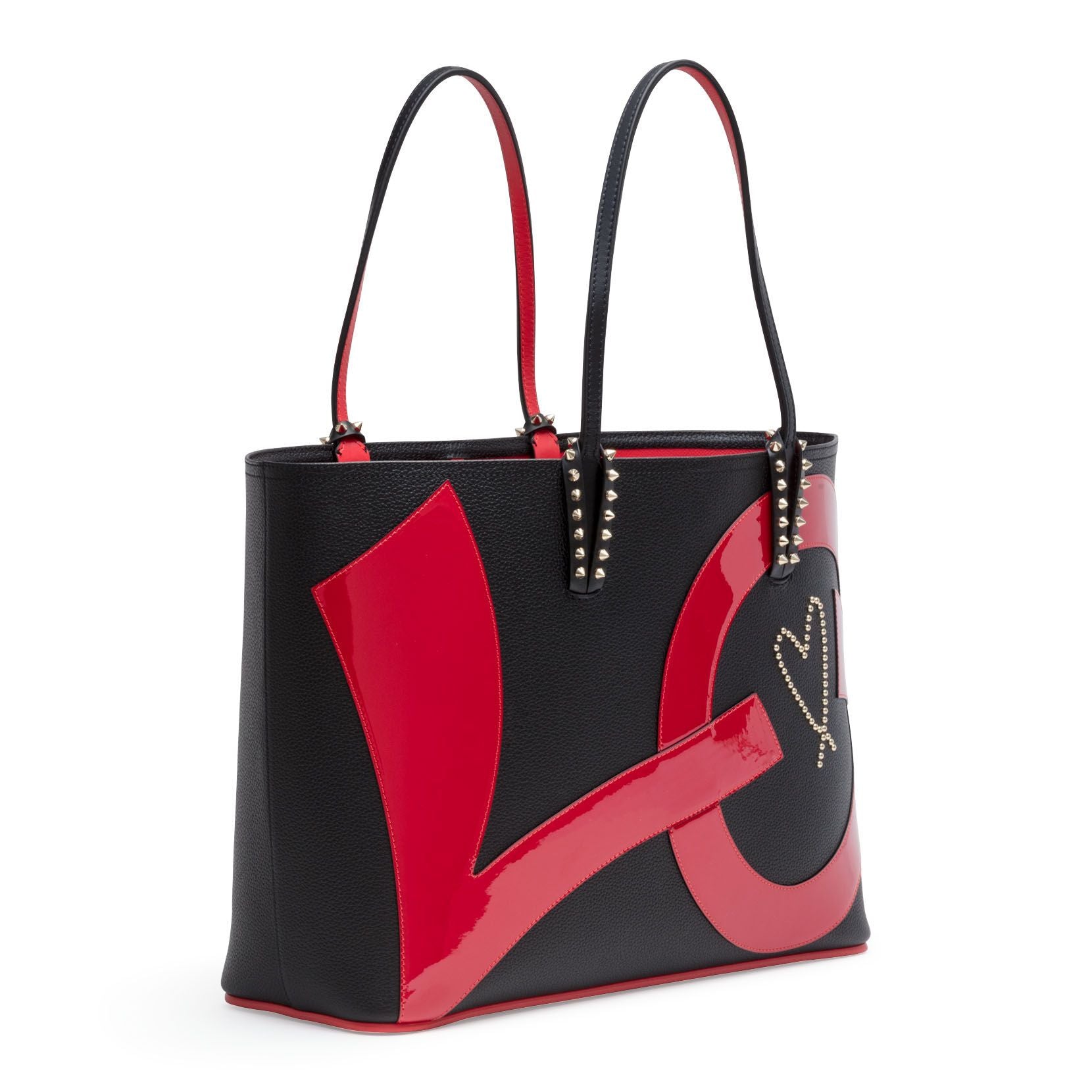 Christian Louboutin | Cabata love patent black tote bag | Savannahs