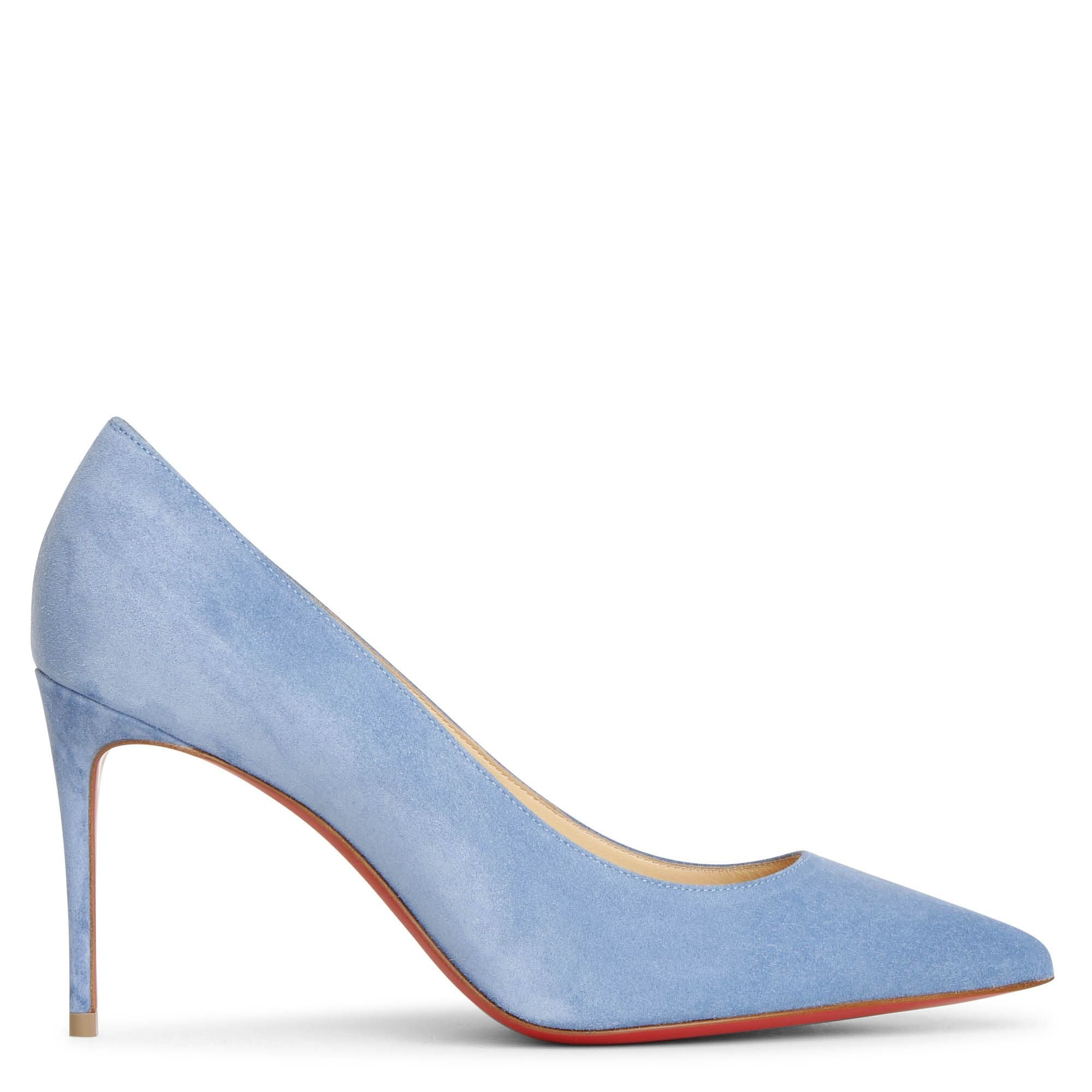 Christian Louboutin | Kate 85 jeans blue suede pumps | Savannahs