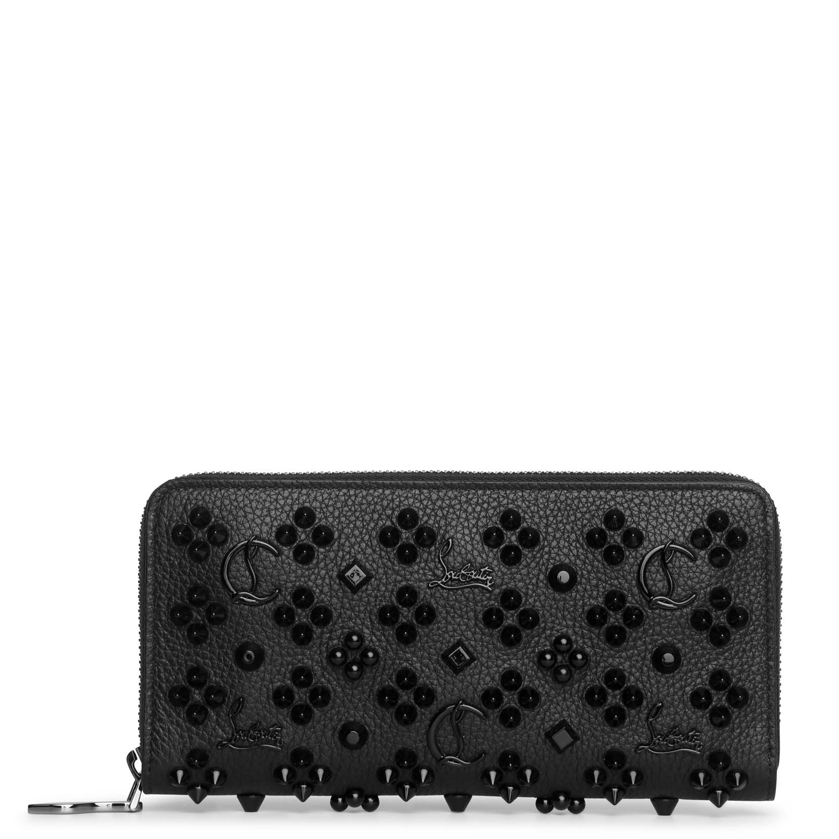 CHRISTIAN LOUBOUTIN 長財布 PANETTONE ウォレット Panettone - Wallet - Grained calf leather and spikes Loubinthesky