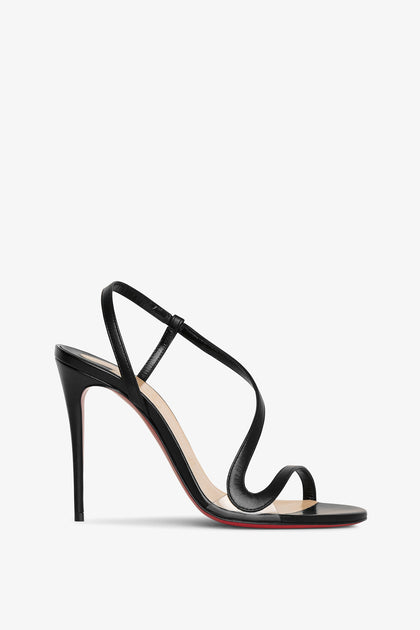 Christian Louboutin ブラック エナメル リボン　35 Christian Louboutin Size 35 US 5 Black Satin Bow Sling Back 4