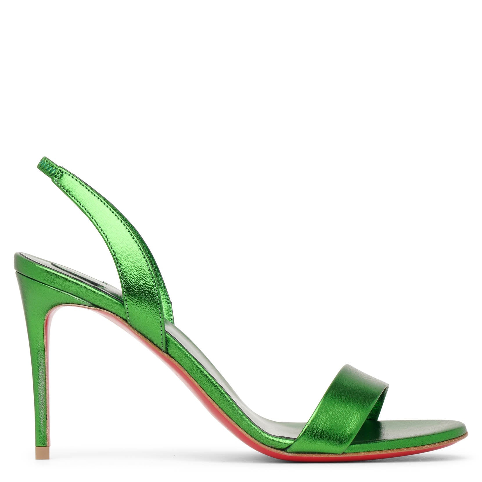 Christian Louboutin | O Marylin spinach laminato sandals | Savannahs