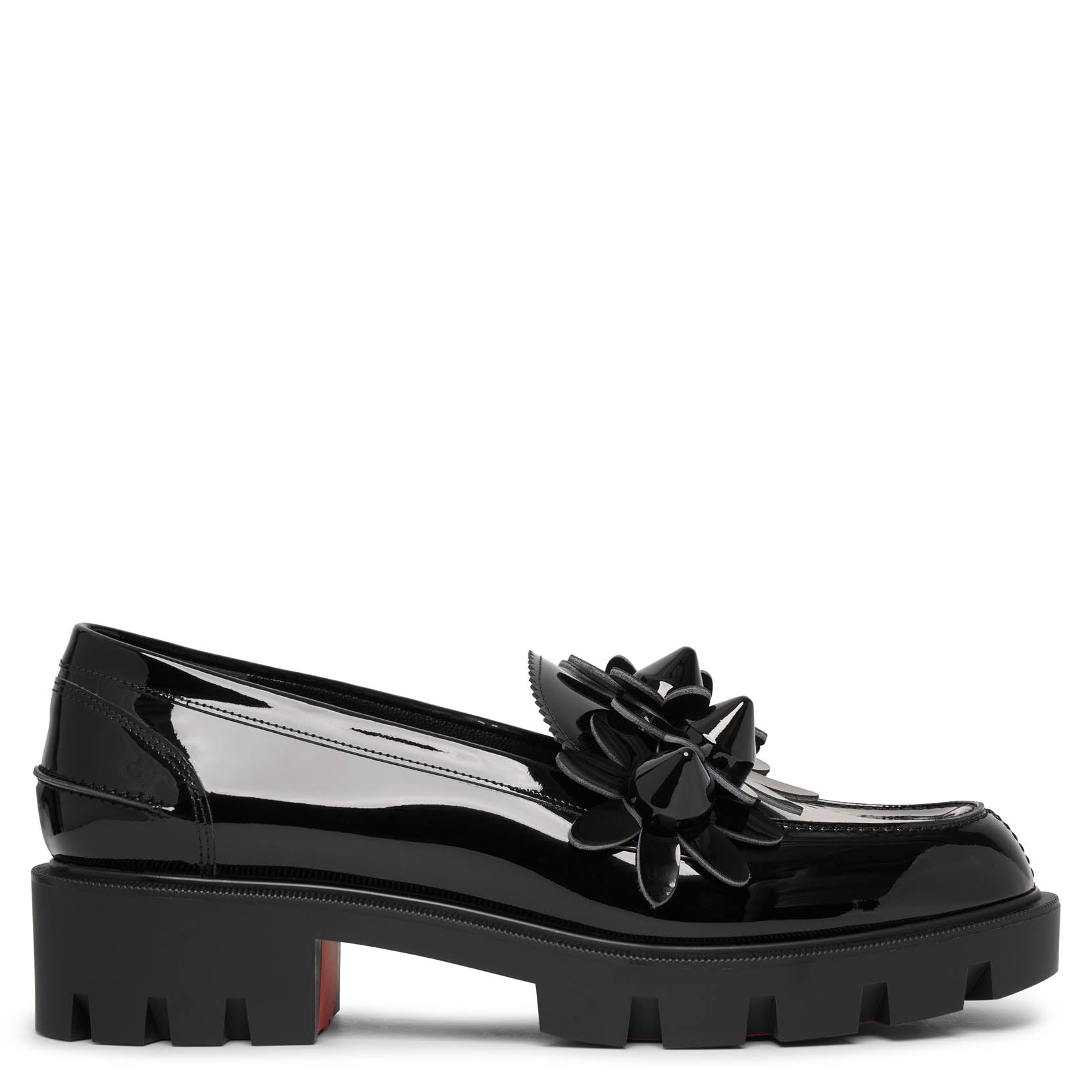 Christian Louboutin ローファー デイジースパイク 37 Christian Louboutin | Daisy spikes black patent flats | Savannahs