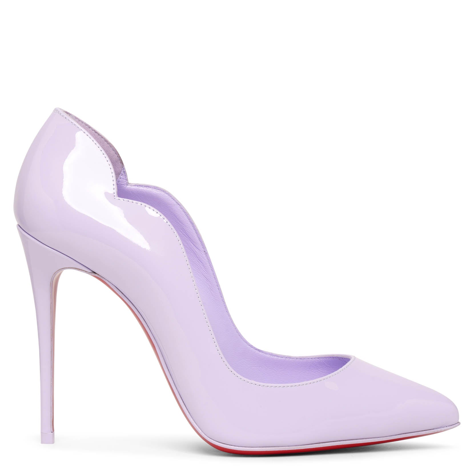 Christian Louboutin | Hot Chick 100 lilac patent pumps | Savannahs