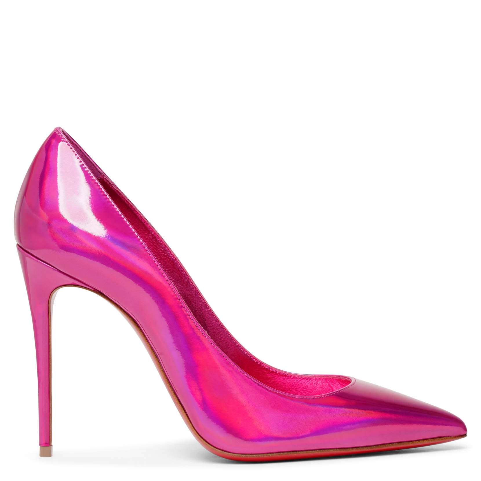Christian Louboutin | Kate 100 patent psychic pink pumps | Savannahs