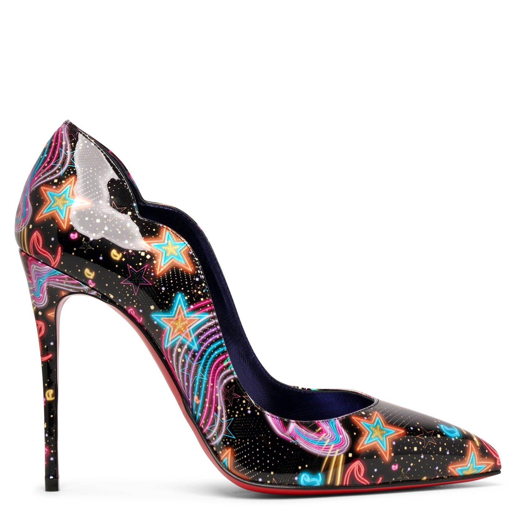 Christian Louboutin | Hot Chick 100 multi patent pumps | Savannahs