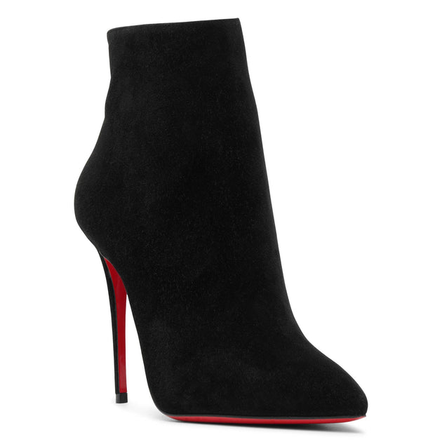 Christian Louboutin Black Suede Lock So Kate 100 Boots