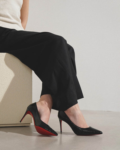 Louboutin 85 Mm Christian Louboutin Pumps Rosas 85mm Red Sole