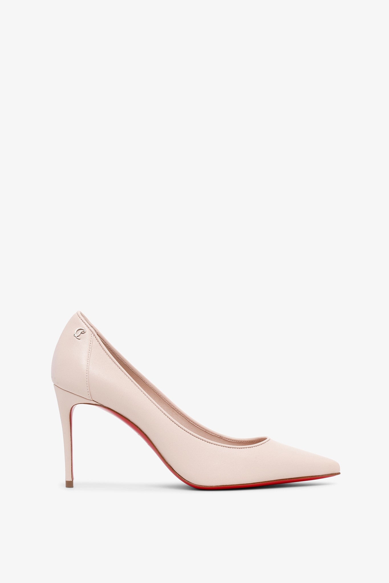 Christian Louboutin | Sporty Kate 85 beige leather pumps | Savannahs