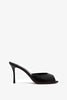 Me Dolly 85 black leather mules