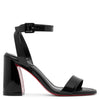 Miss Sabina 85 black patent sandals