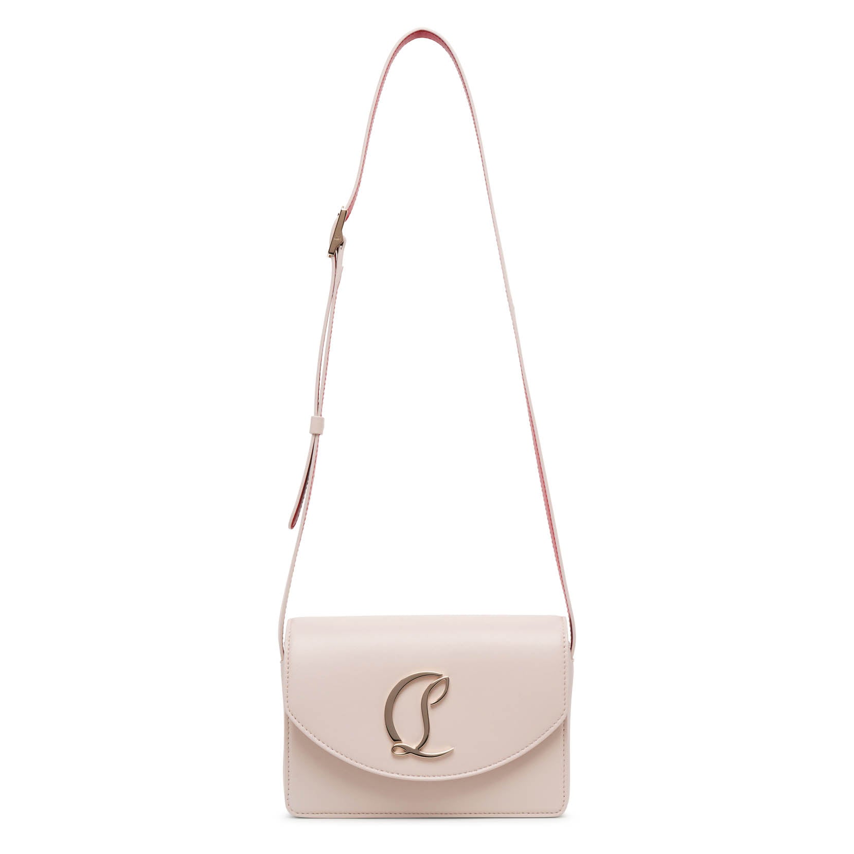 Christian Louboutin | Loubi54 small beige leather crossbody bag