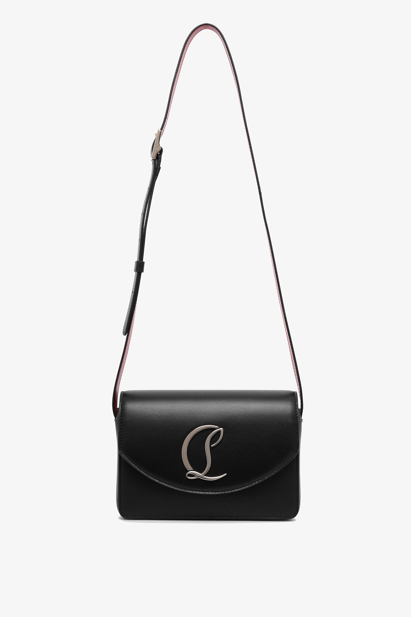 【新品】Christian Louboutinルビ54レザー ショルダーバッグ Loubi54 Small leather crossbody bag in black - Christian Louboutin