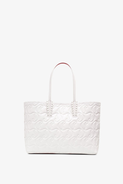 Christian Louboutin | Cabata small white leather bag | Savannahs