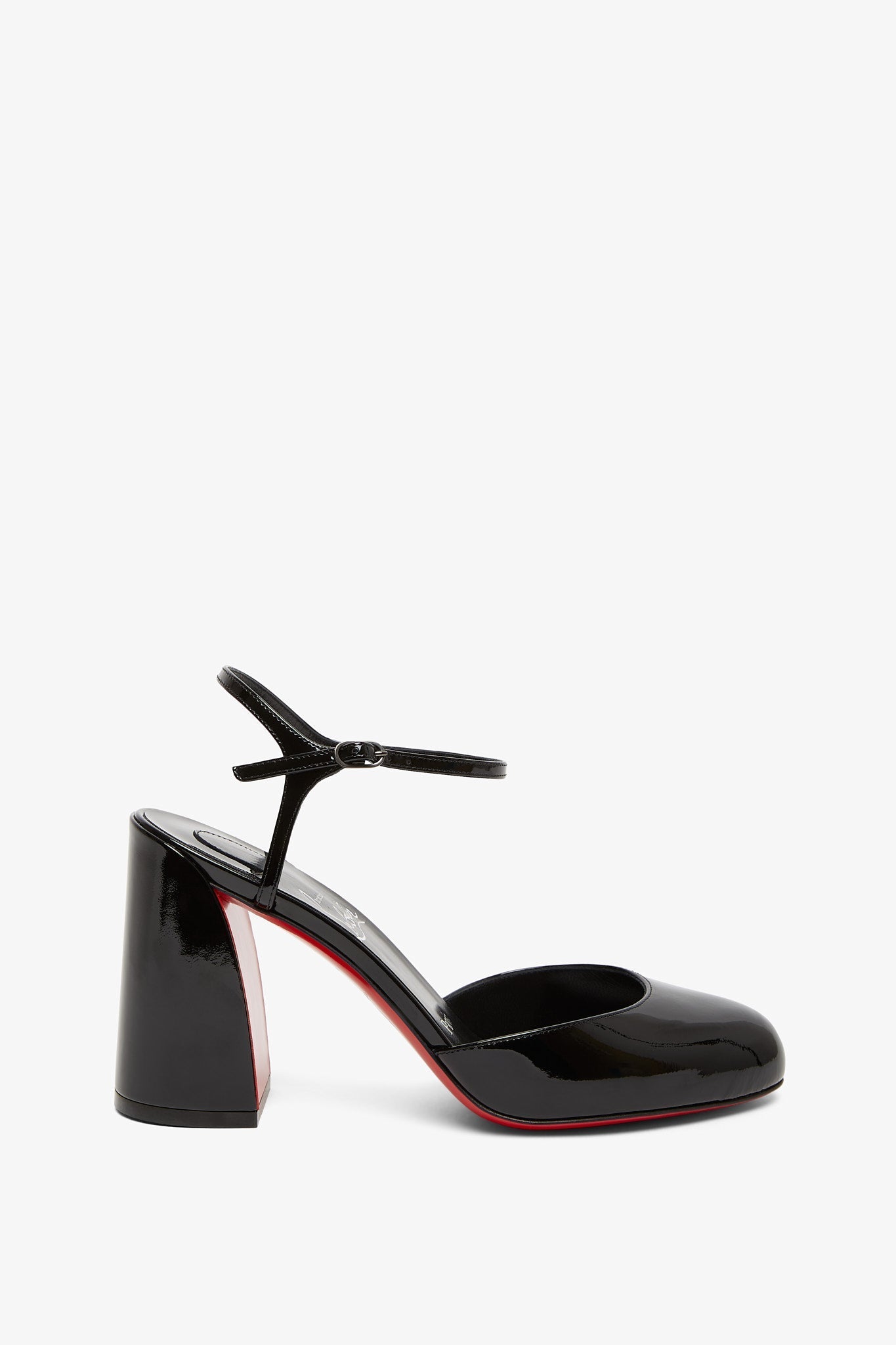 Christian Louboutin | Jane pump 85 black patent pumps | Savannahs