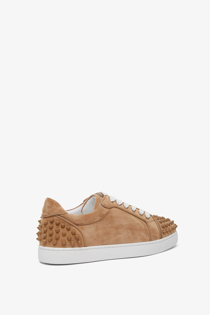 Christian Louboutin Vieira beige suede sneakers Savannahs