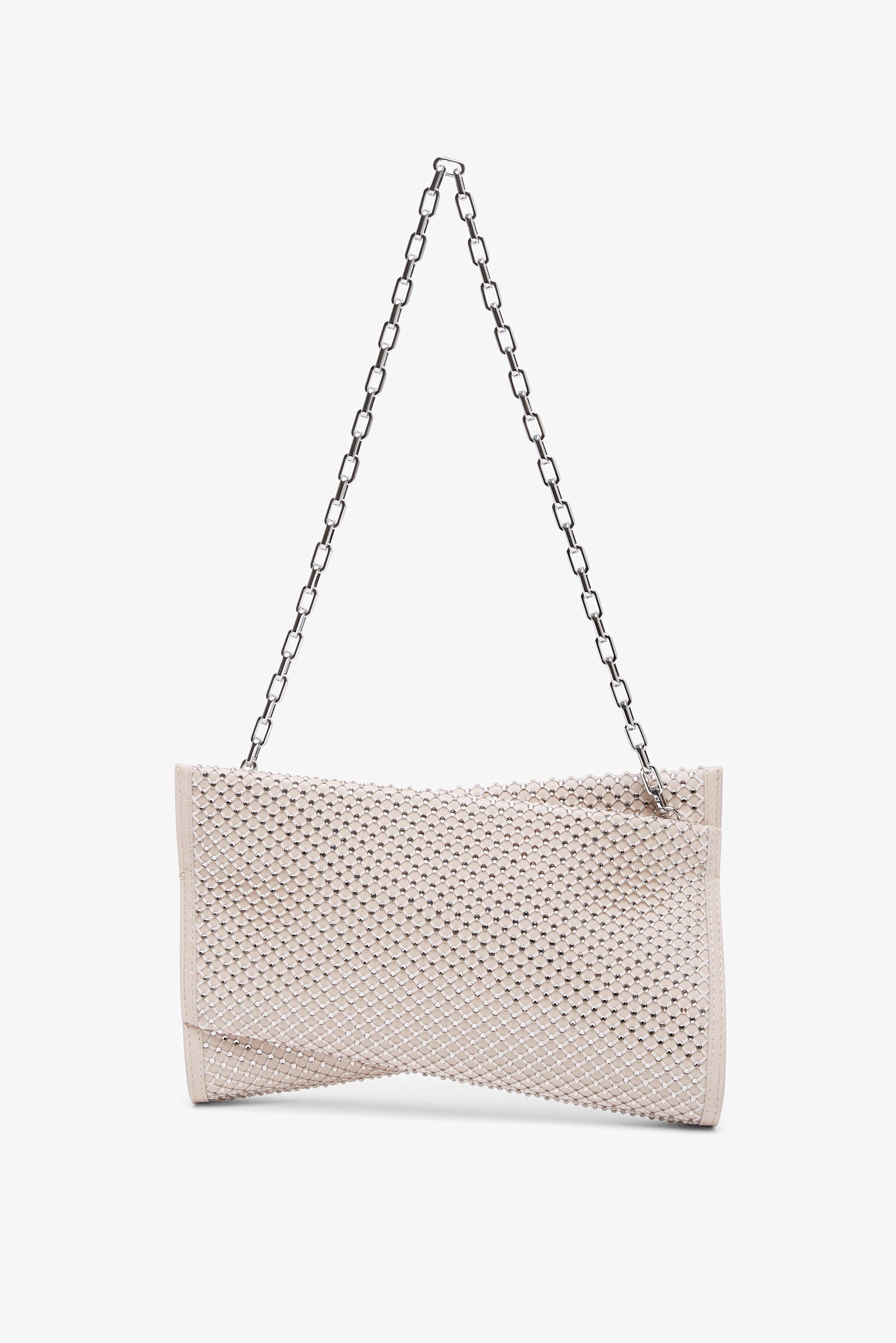 Christian Louboutin | Loubitwist small beige strass bag | Savannahs