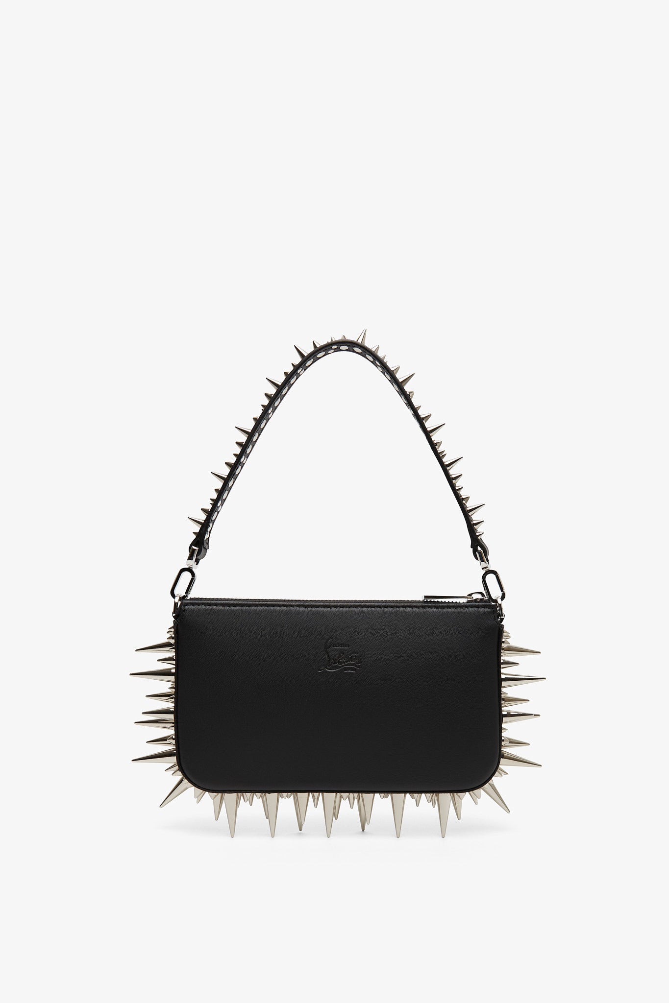 Christian Louboutin パーティーバッグ Christian Louboutin | Loubila mini black spikes shoulder bag