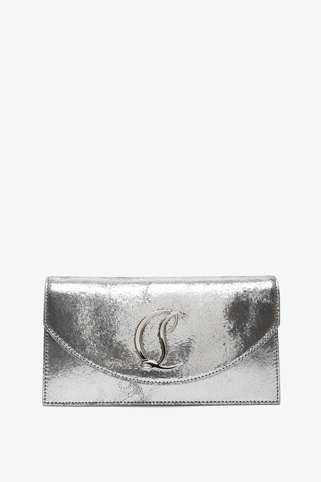 Christian Louboutin | Loubi54 silver clutch | Savannahs