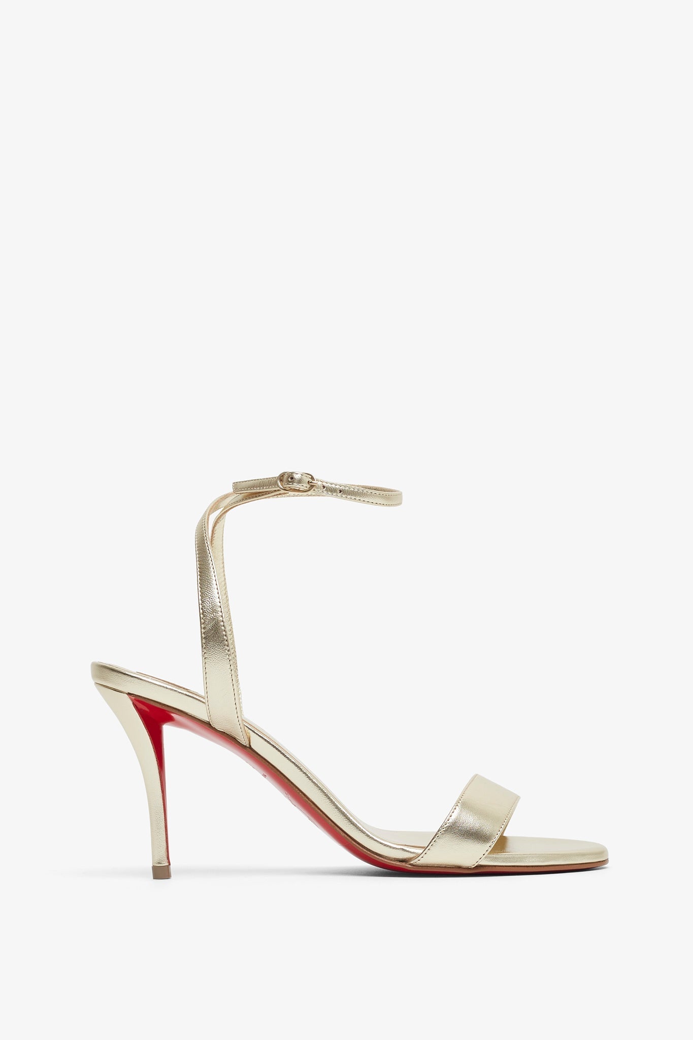 Christian Louboutin | Miss Z 80 gold sandals | Savannahs