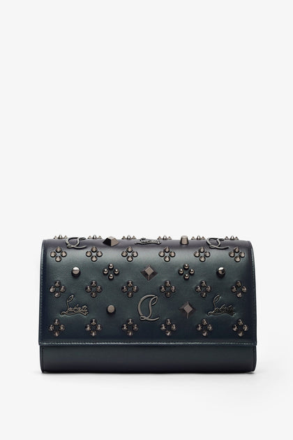 Christian Louboutin Paloma Clutch ルブタン希少 Christian Louboutin | Paloma dark green leather clutch | Savannahs