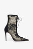 KM 100 black lace boots