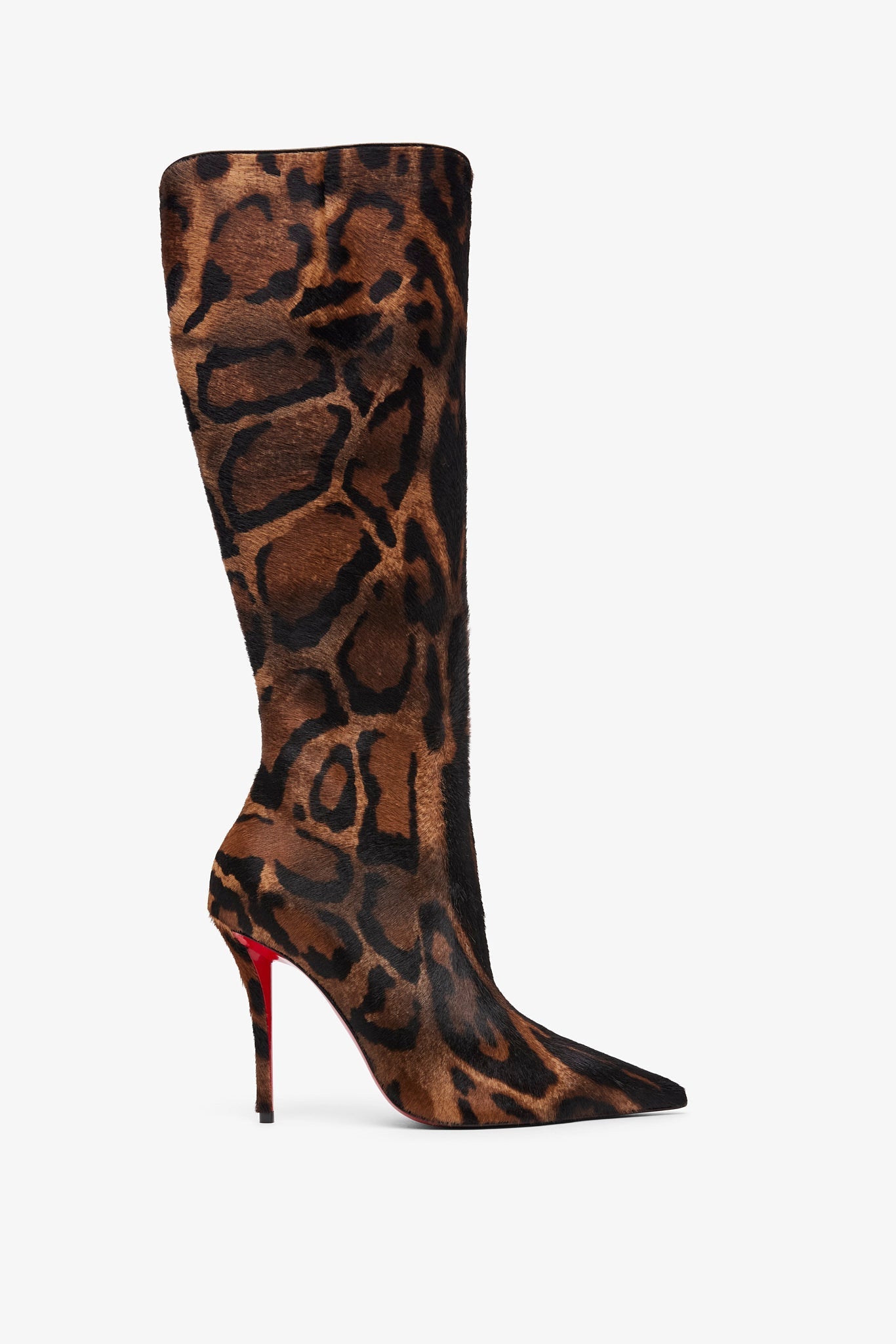 Christian Louboutin | Miss Z 100 leopard boots | Savannahs
